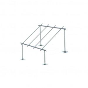 Elevated 8 Solar Panel Stand (4X2 Table) for RCC Roof (300 Wp to 350 Wp Panels)